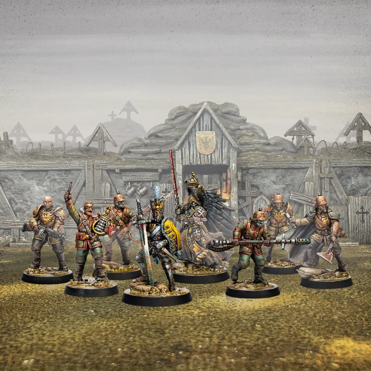 Miniature Bande de Stosstruppen prussiens