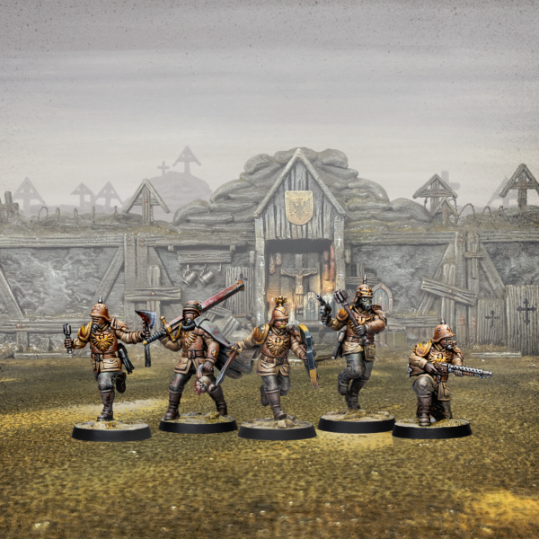 Miniature Troupe de Stosstruppen prussiens