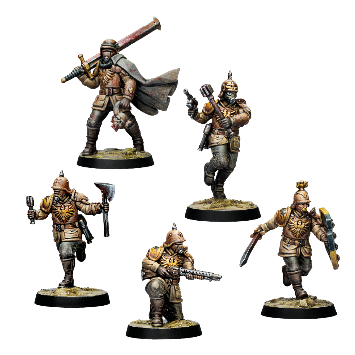 Miniature Troupe de Stosstruppen prussiens